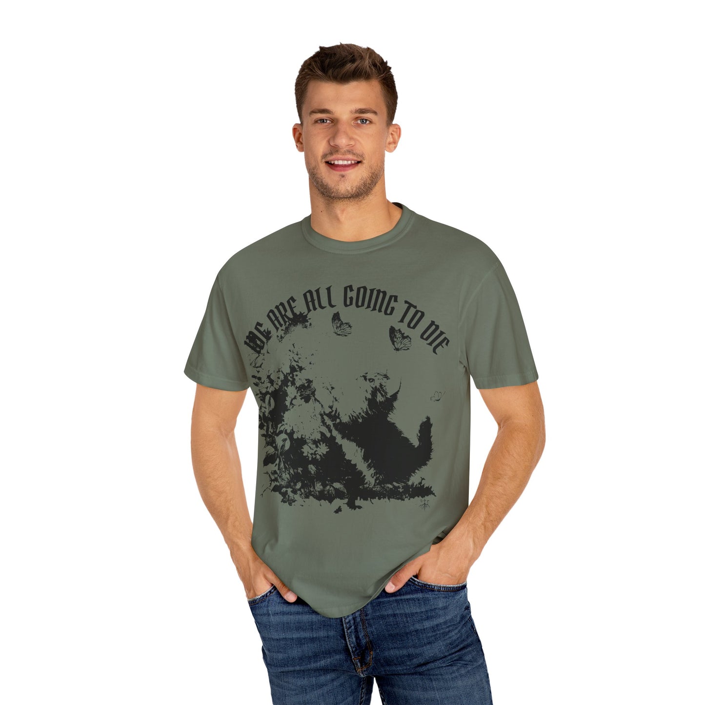 We Are All Going to Die Contrast Unisex T-Shirt