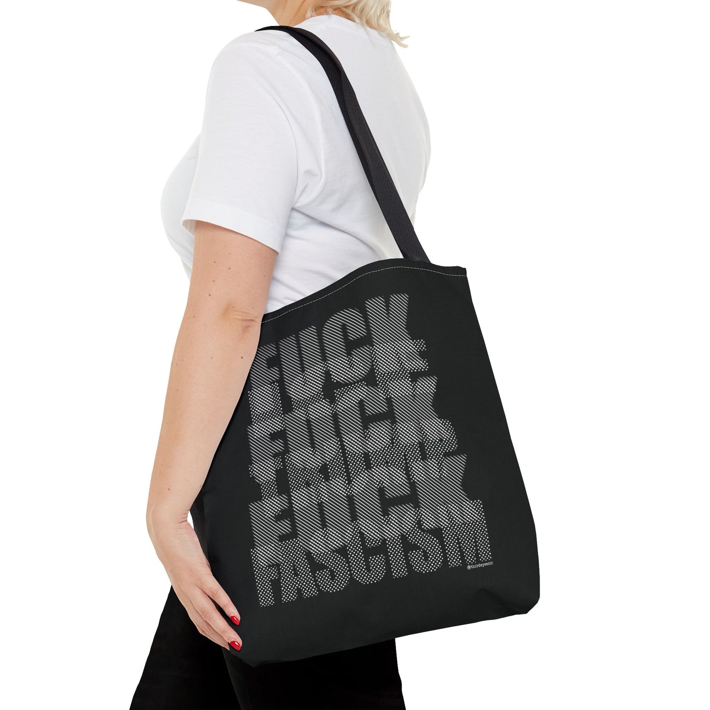 Fuck Ice Fuck Trump Fuck Fascism Tote Bag by E.S.
