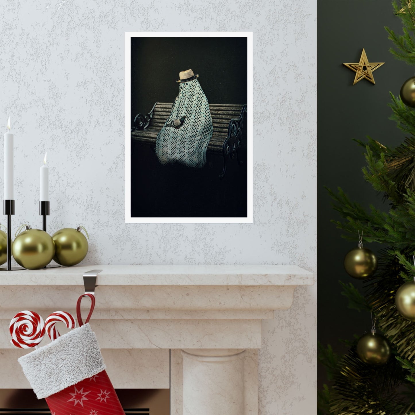 Acquaintance Ghostie by J.J. Liles (Premium Matte Fine Art Poster)
