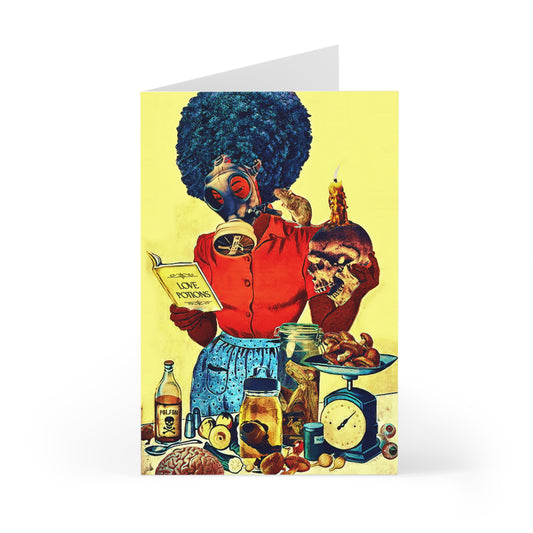 Acrid Love Valentine Greeting Cards (7 pcs)