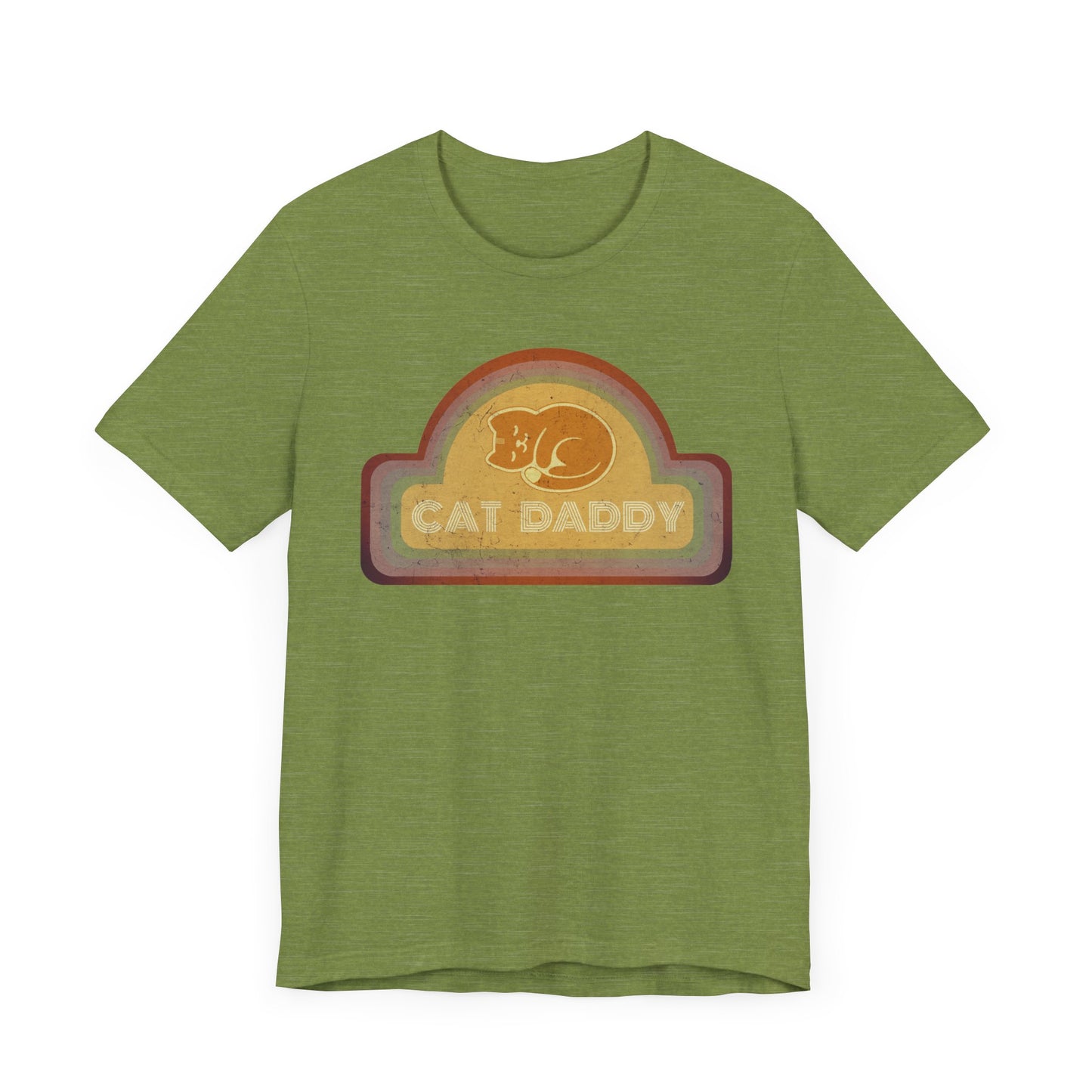Cat Daddy Rainbow Jersey Short Sleeve Tee