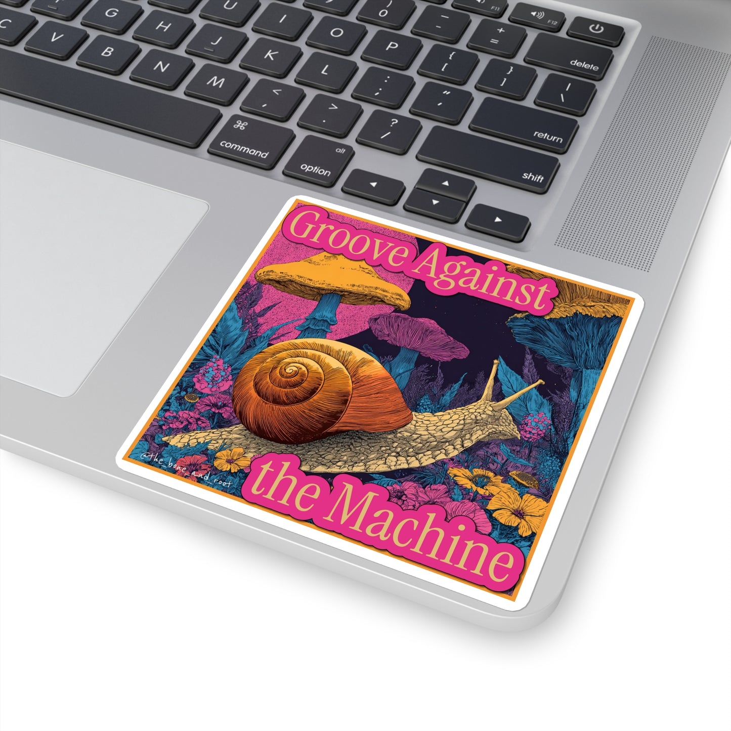 Groovy Snail Vinyl Stickers