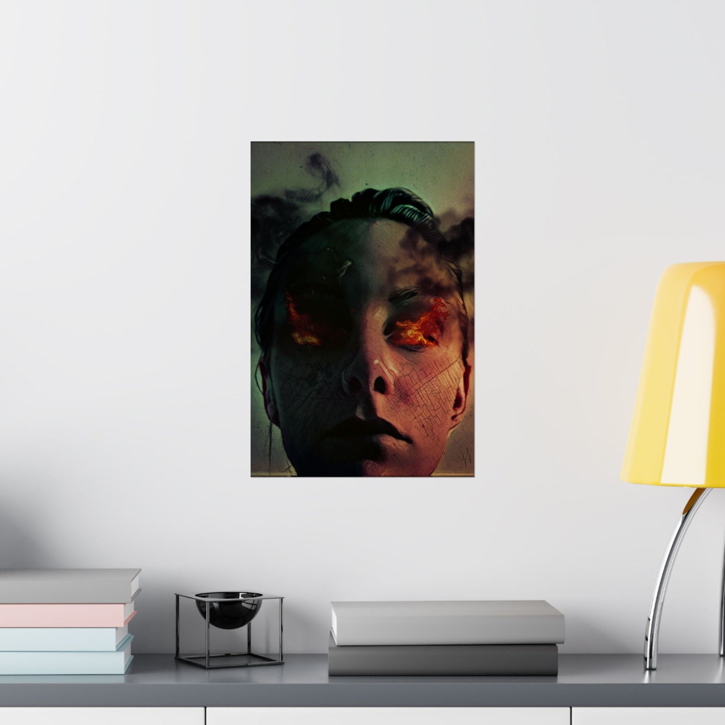 Calculated Human Combustion by J.J. Liles (Premium Matte Fine Art Poster)