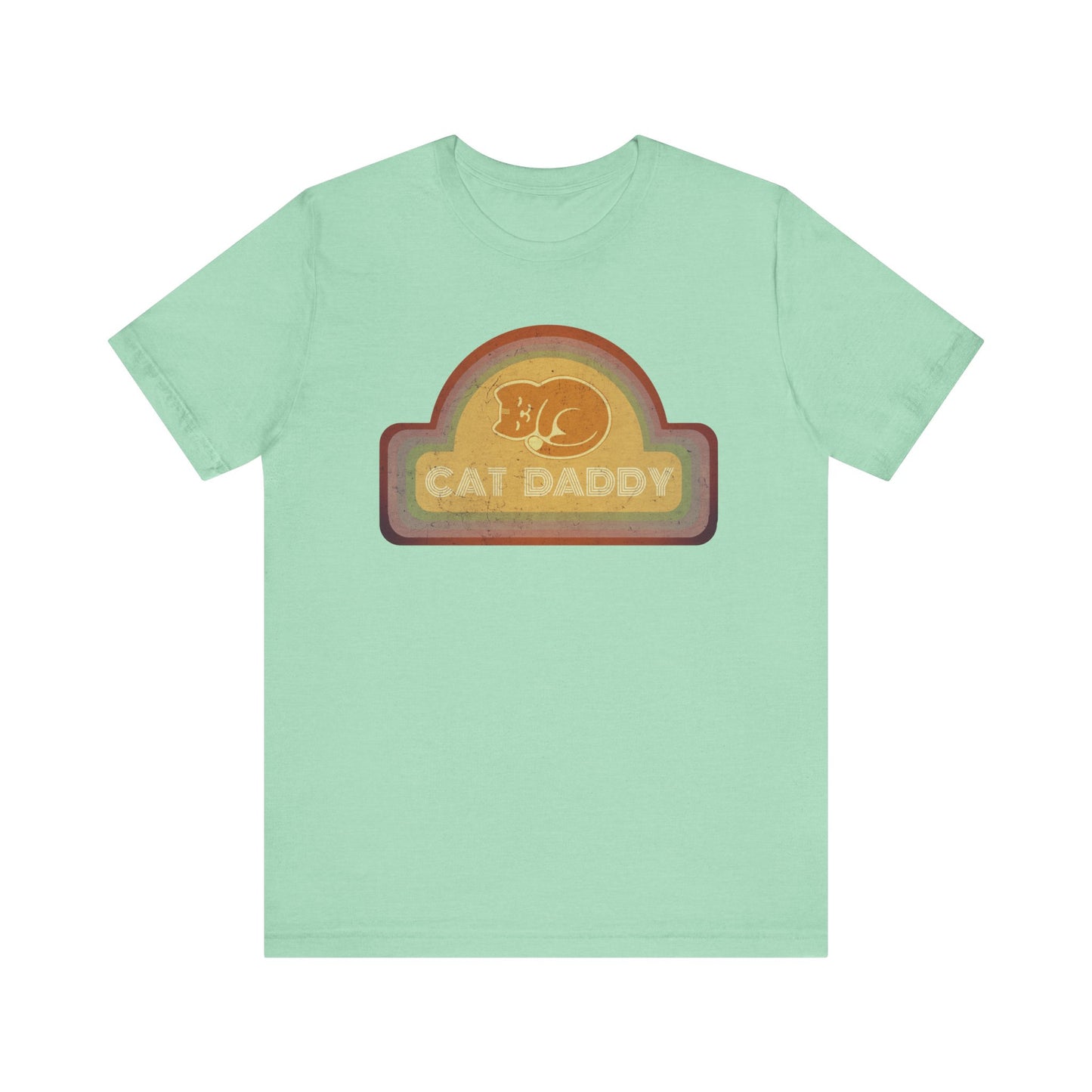 Cat Daddy Rainbow Jersey Short Sleeve Tee