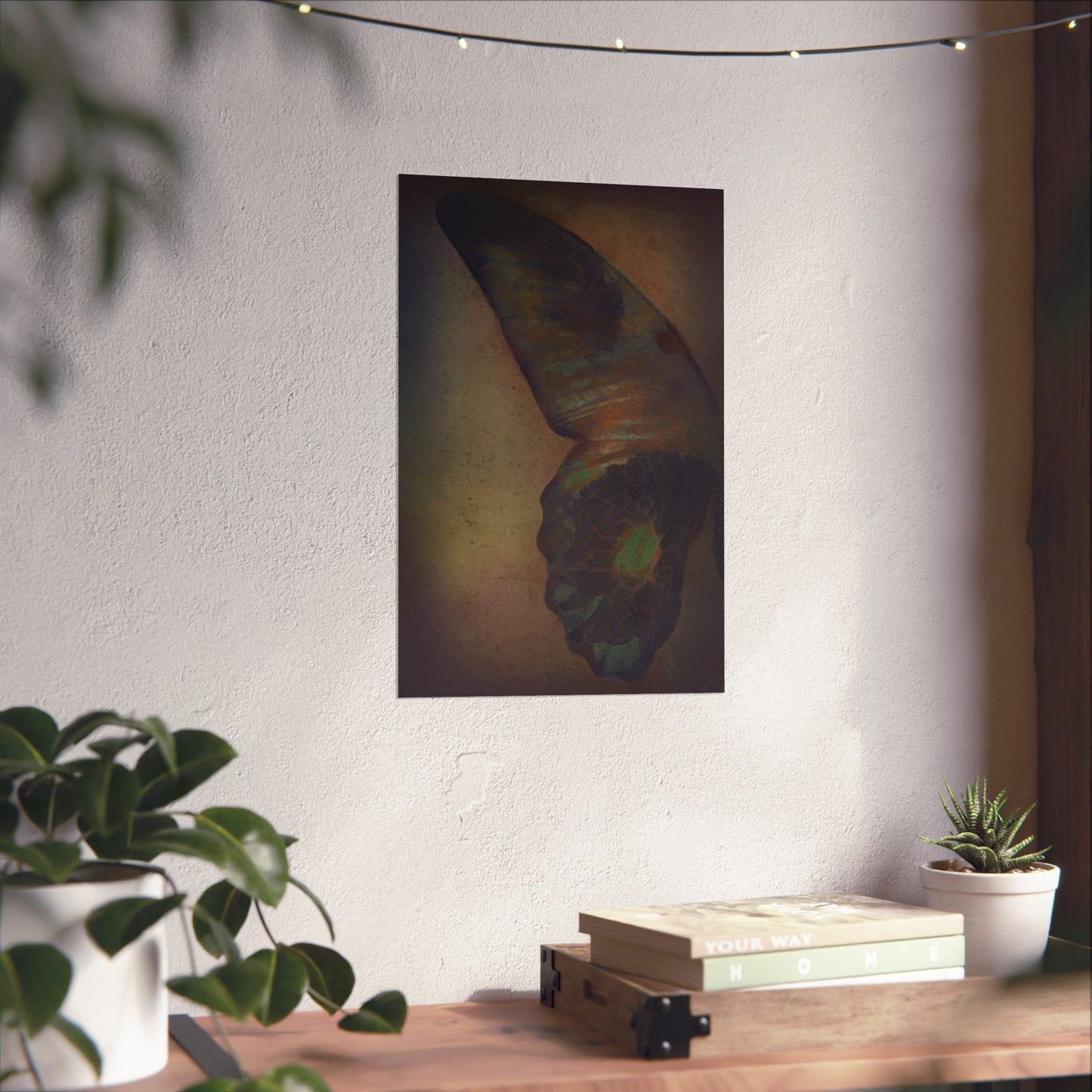 Paper Wings by J.J. Liles (Premium Matte Fine Art Poster)