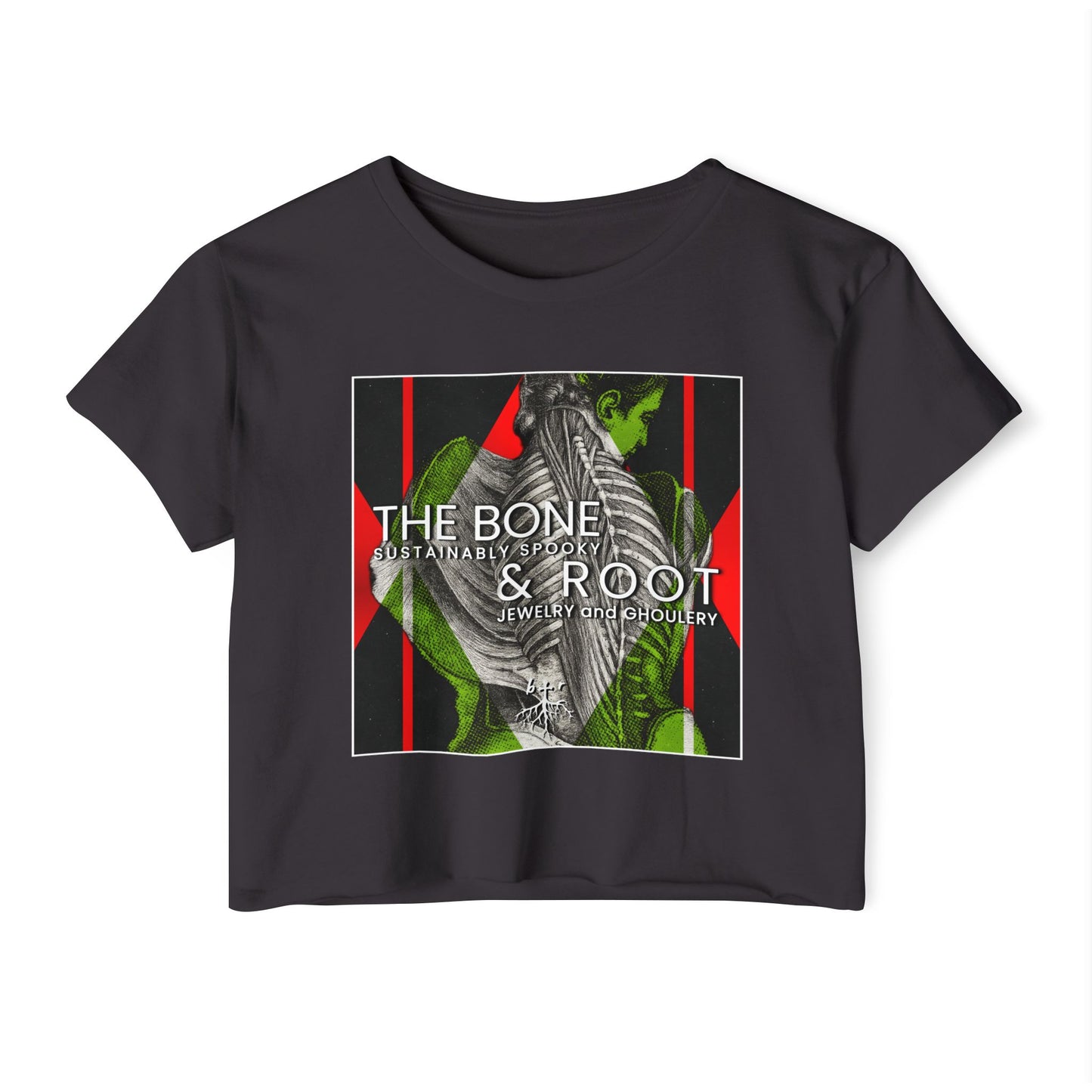 The Bone & Root ‘Duchess Death’ Brand Crop Tee