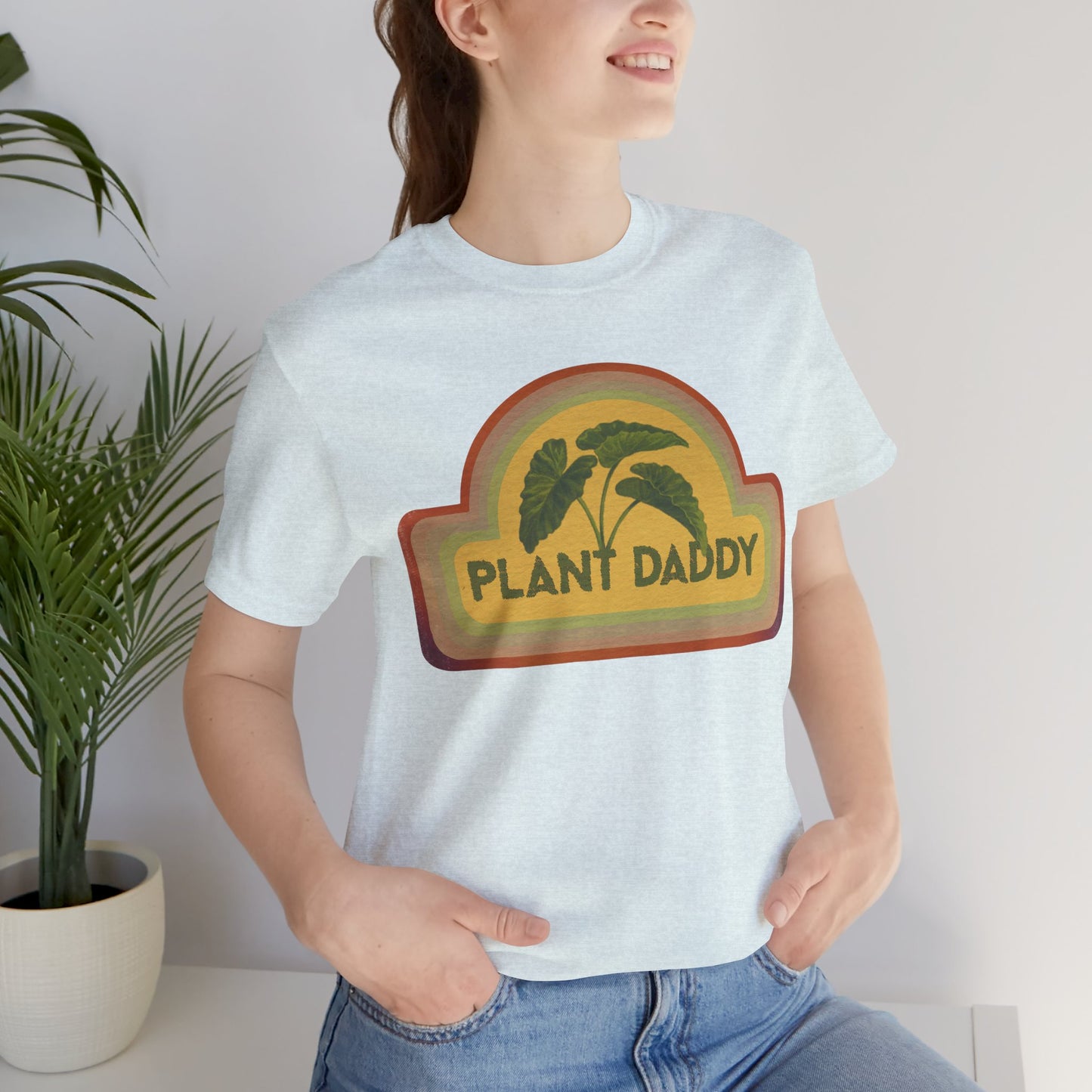 Plant Daddy Rainbow Jersey Short Sleeve Tee