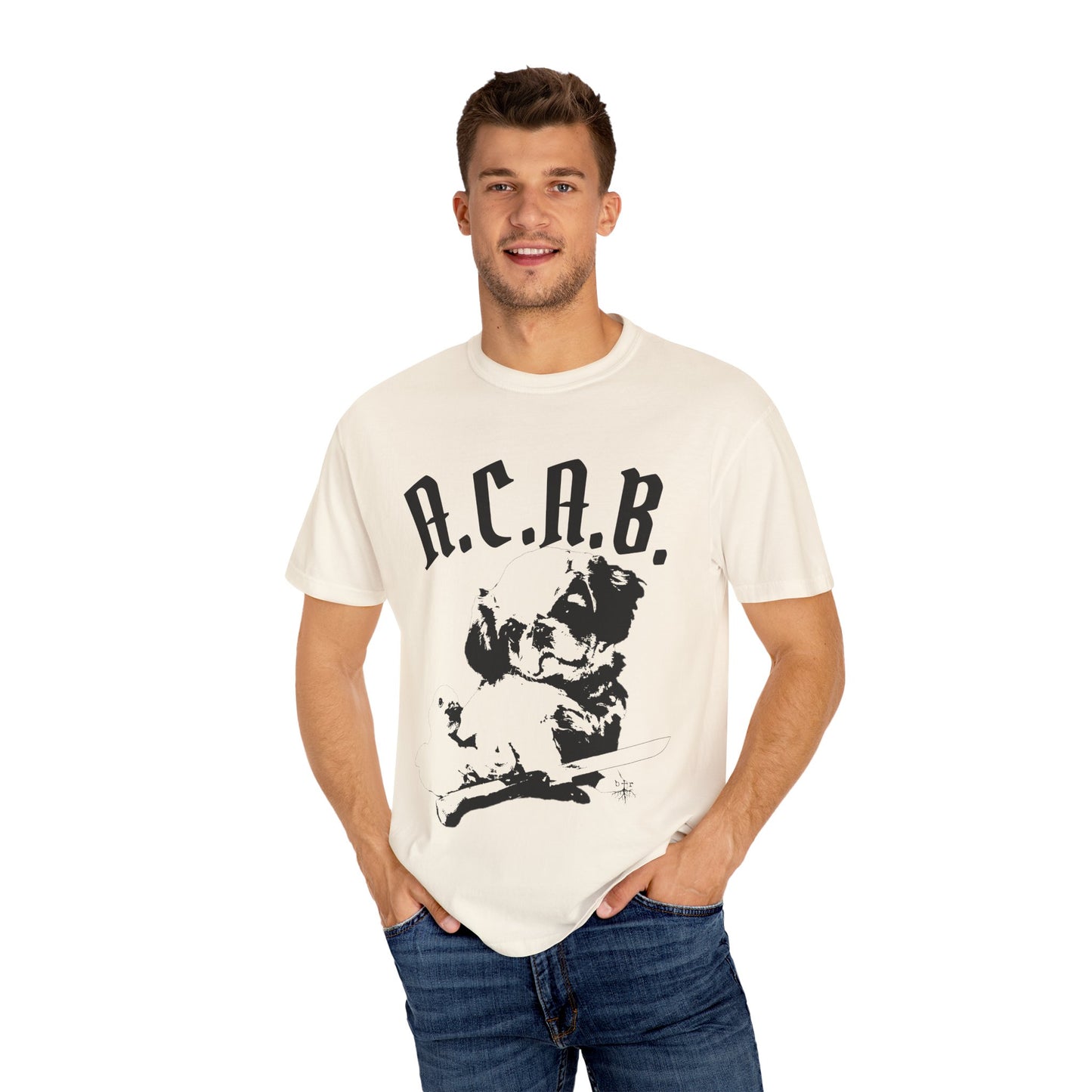 ACAB Pekingese Contrast Unisex T-Shirt