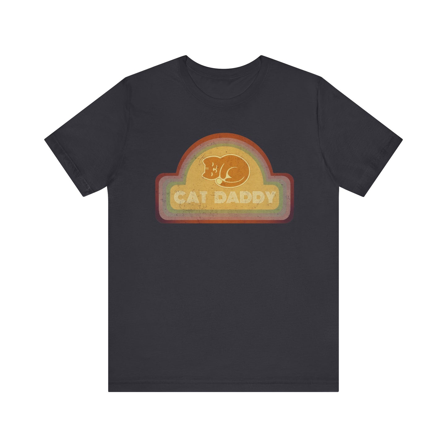 Cat Daddy Rainbow Jersey Short Sleeve Tee