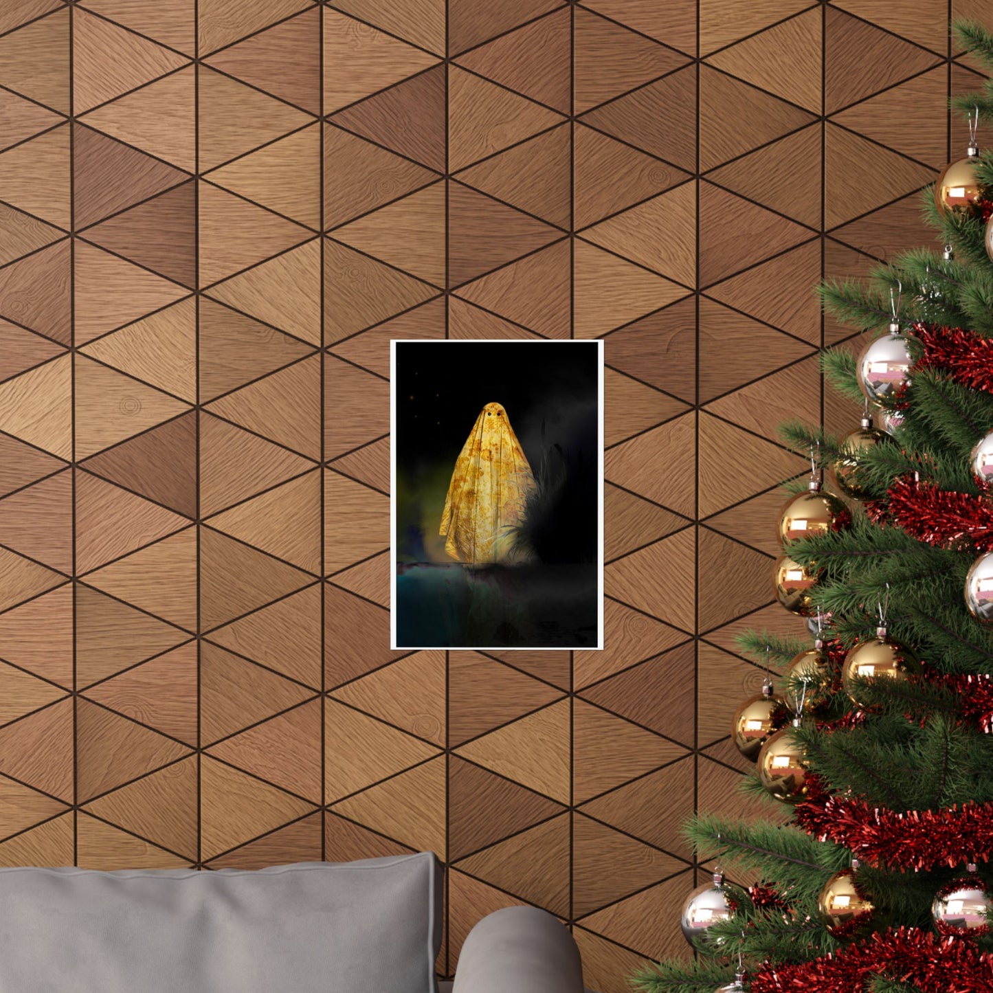 Night Pond (Premium Matte Fine Art Poster)