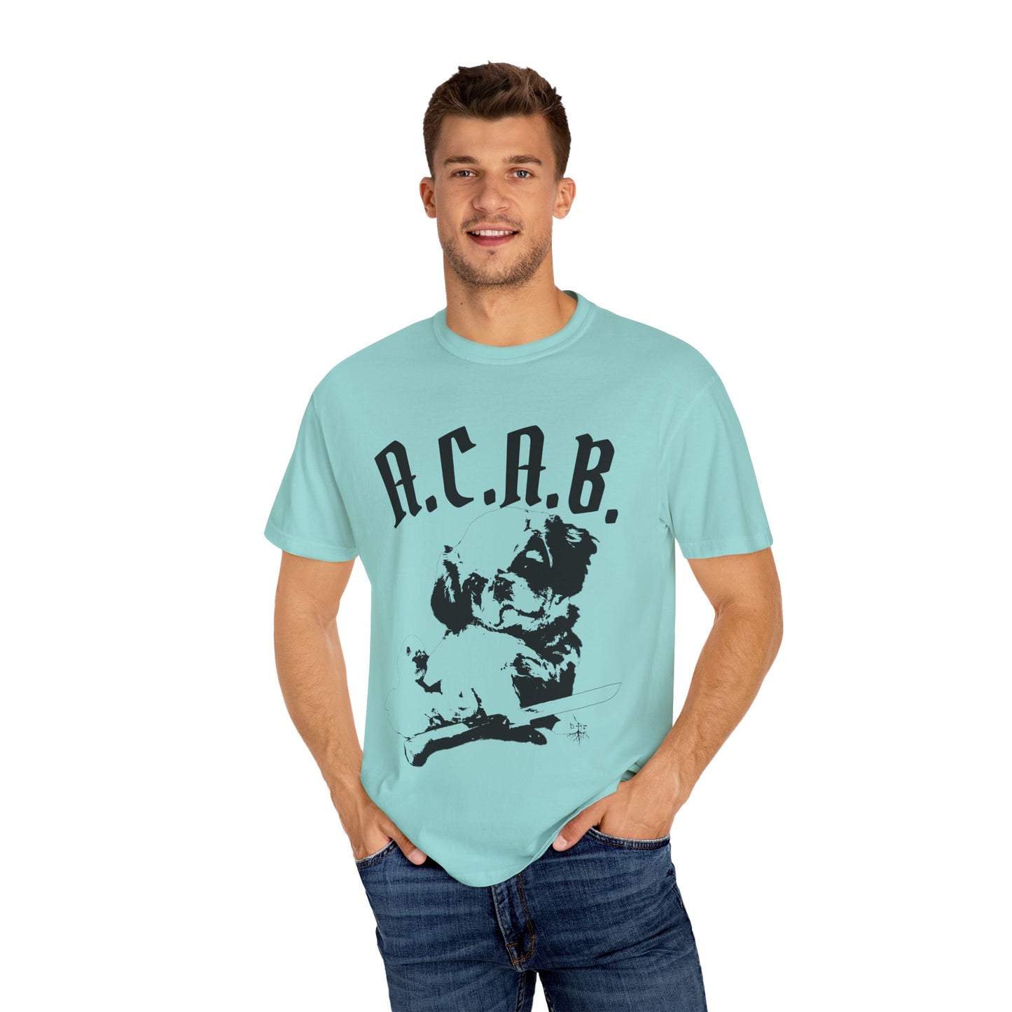ACAB Pekingese Contrast Unisex T-Shirt