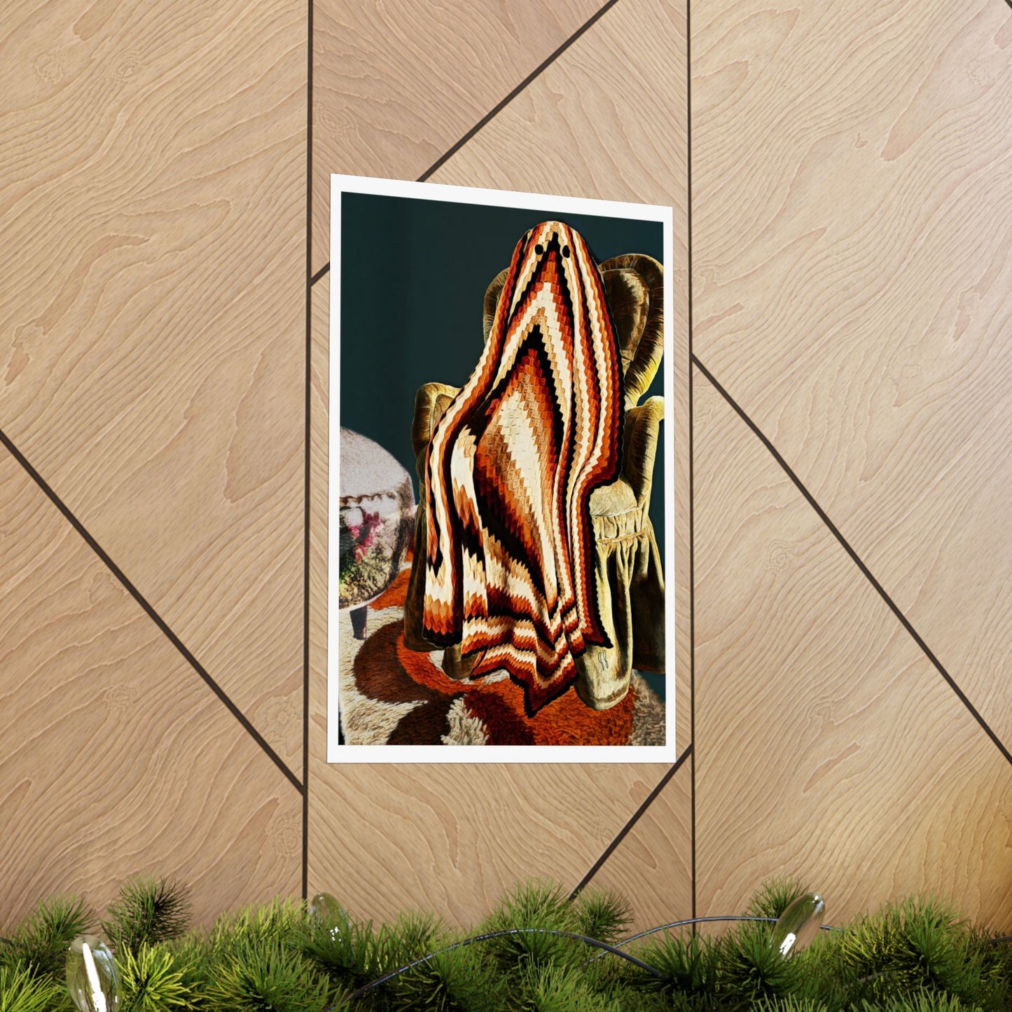 Cozy Night Ghostie by J.J. Liles (Premium Matte Fine Art Poster)