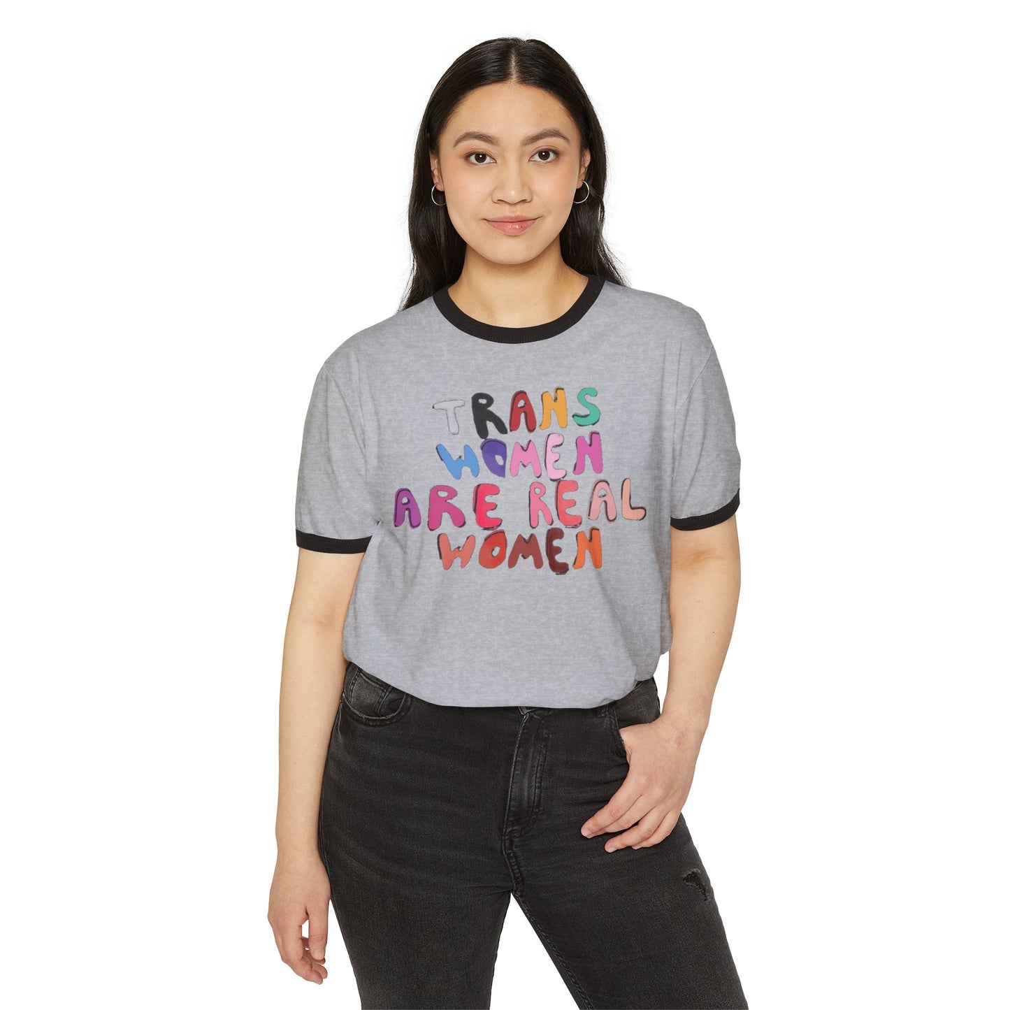 Trans Women Are Real Women T-Shirt - Bold 'F*ck Fascists' Graphic Tee for Activists