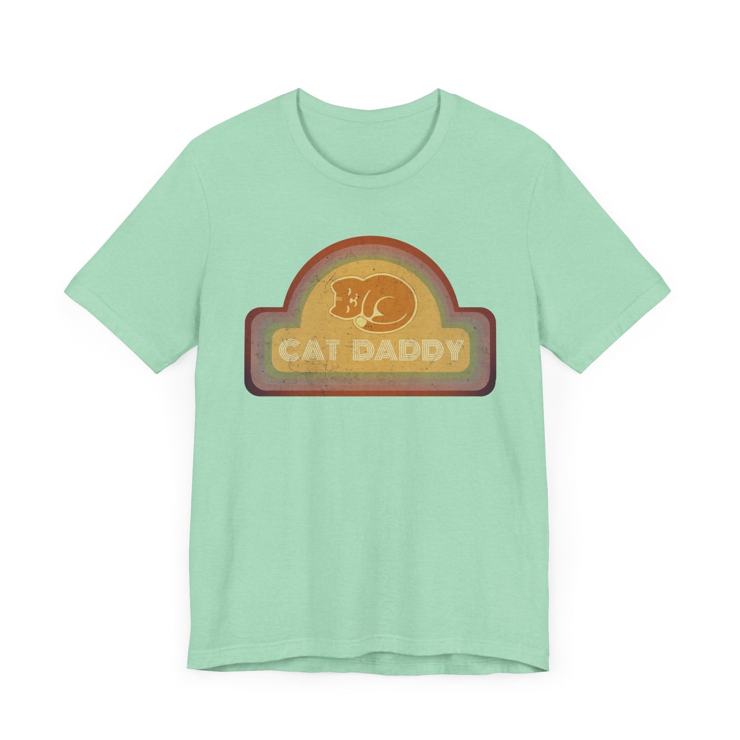 Cat Daddy Rainbow Jersey Short Sleeve Tee