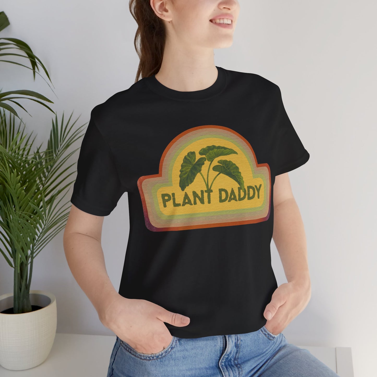 Plant Daddy Rainbow Jersey Short Sleeve Tee