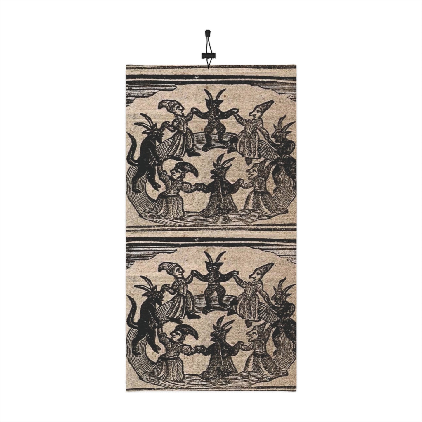 Vintage Witch Dance Winter Neck Gaiter with Drawstring