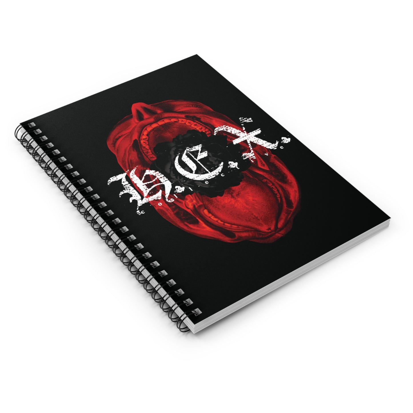 Mystical Hex Spiral Notebook - Perfect for Creatives and Witchcraft Enthusiasts