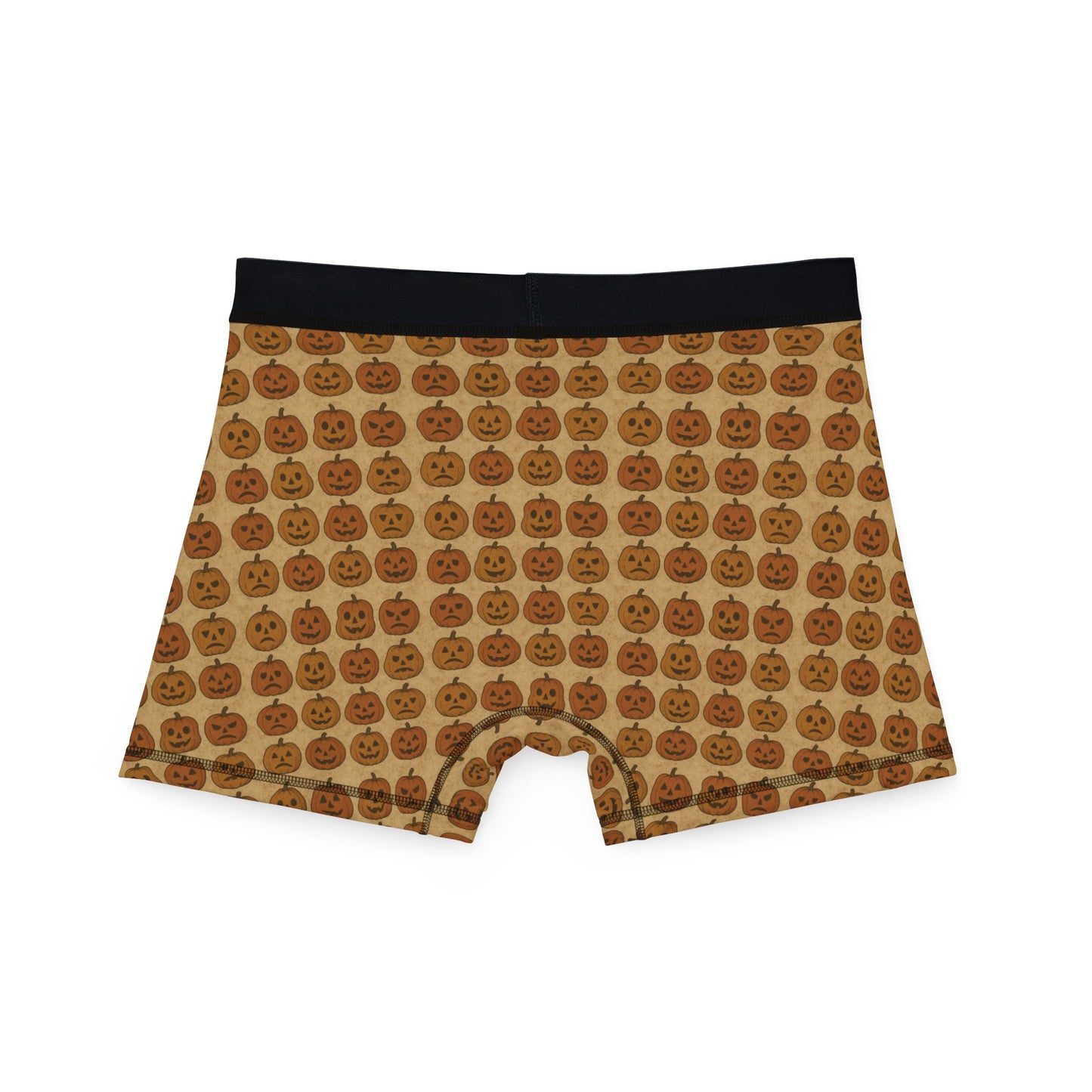 Vintage Pumpkin Print Boxer Briefs