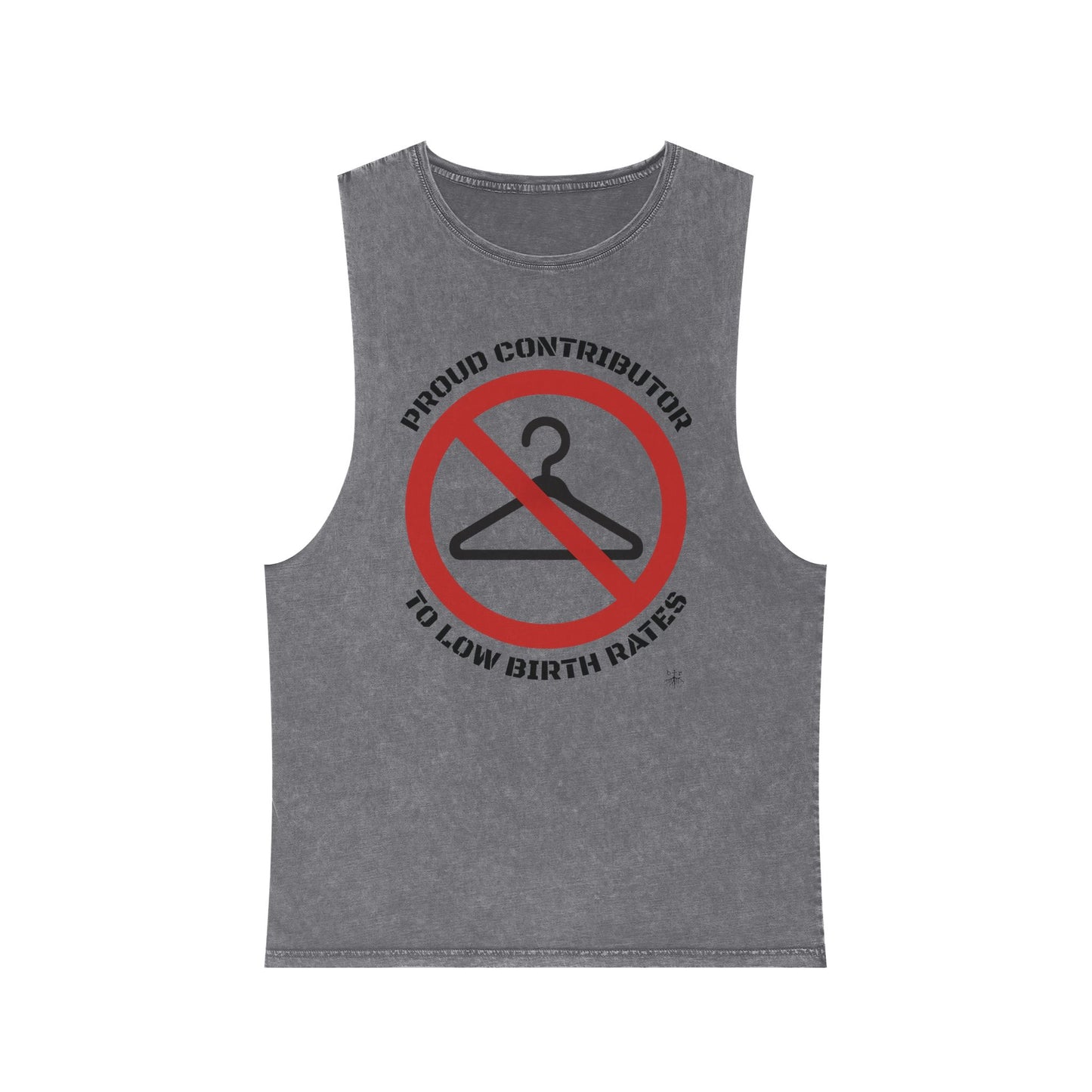 Pro-Choice, Proud Contributor Unisex Mineral Wash Muscle Tee