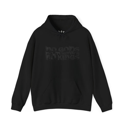 No God, No Master, No Kings Leviathan Hoodie Unisex Heavy Blend™ Hoodie - Black