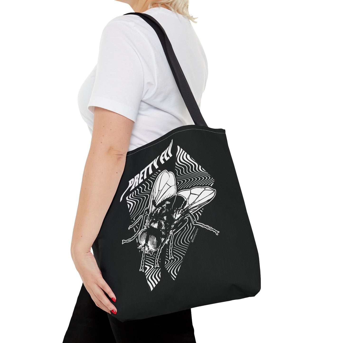 Pretty Fly Tote Bag by E.S.