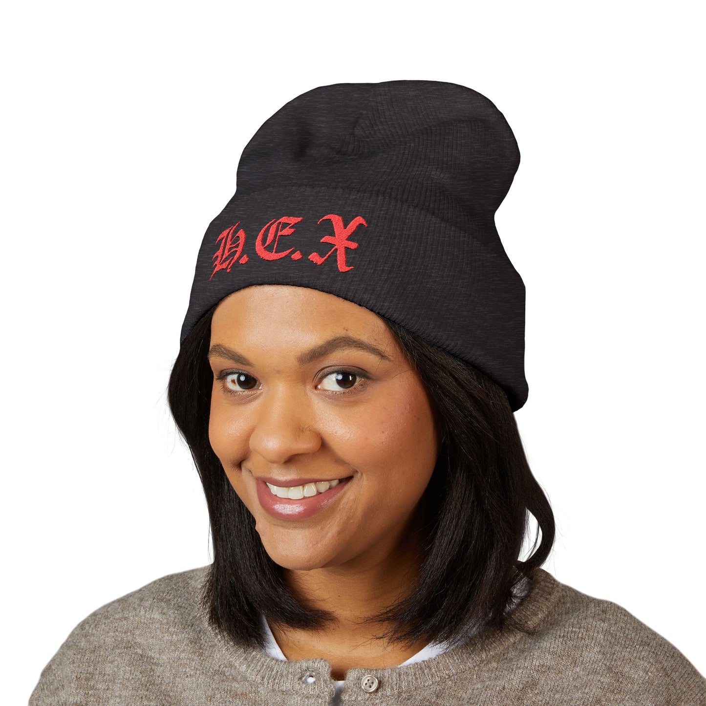 H.E.X Official Embroidered Cuffed Beanie