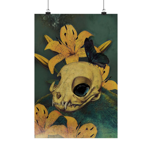 What’s that Mound in the Lily Bed by J.J. Liles (Premium Matte Fine Art Poster)