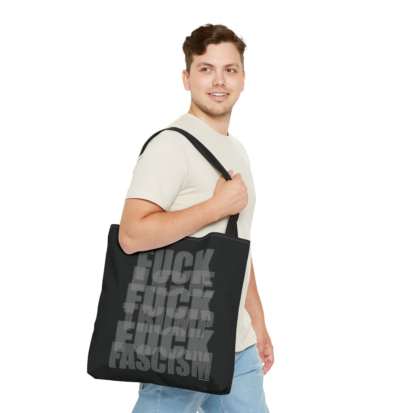Fuck Ice Fuck Trump Fuck Fascism Tote Bag by E.S.