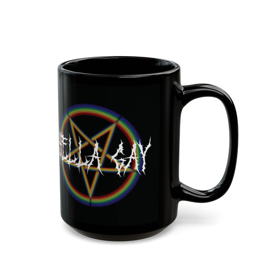 Hella Gay Pentragram Black Mug (11oz, 15oz)