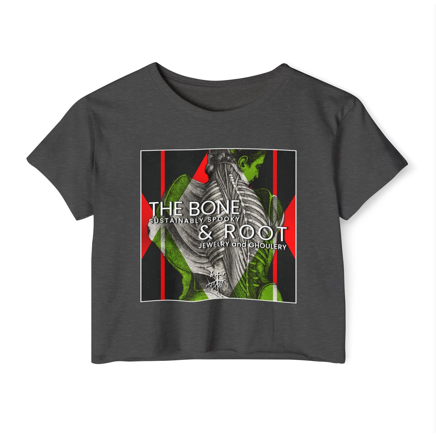 The Bone & Root ‘Duchess Death’ Brand Crop Tee