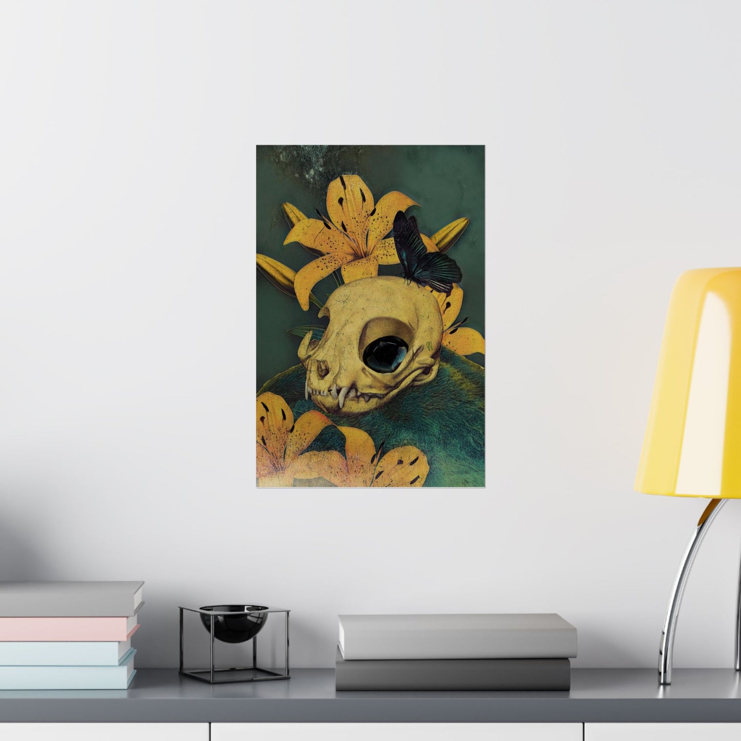 What’s that Mound in the Lily Bed by J.J. Liles (Premium Matte Fine Art Poster)