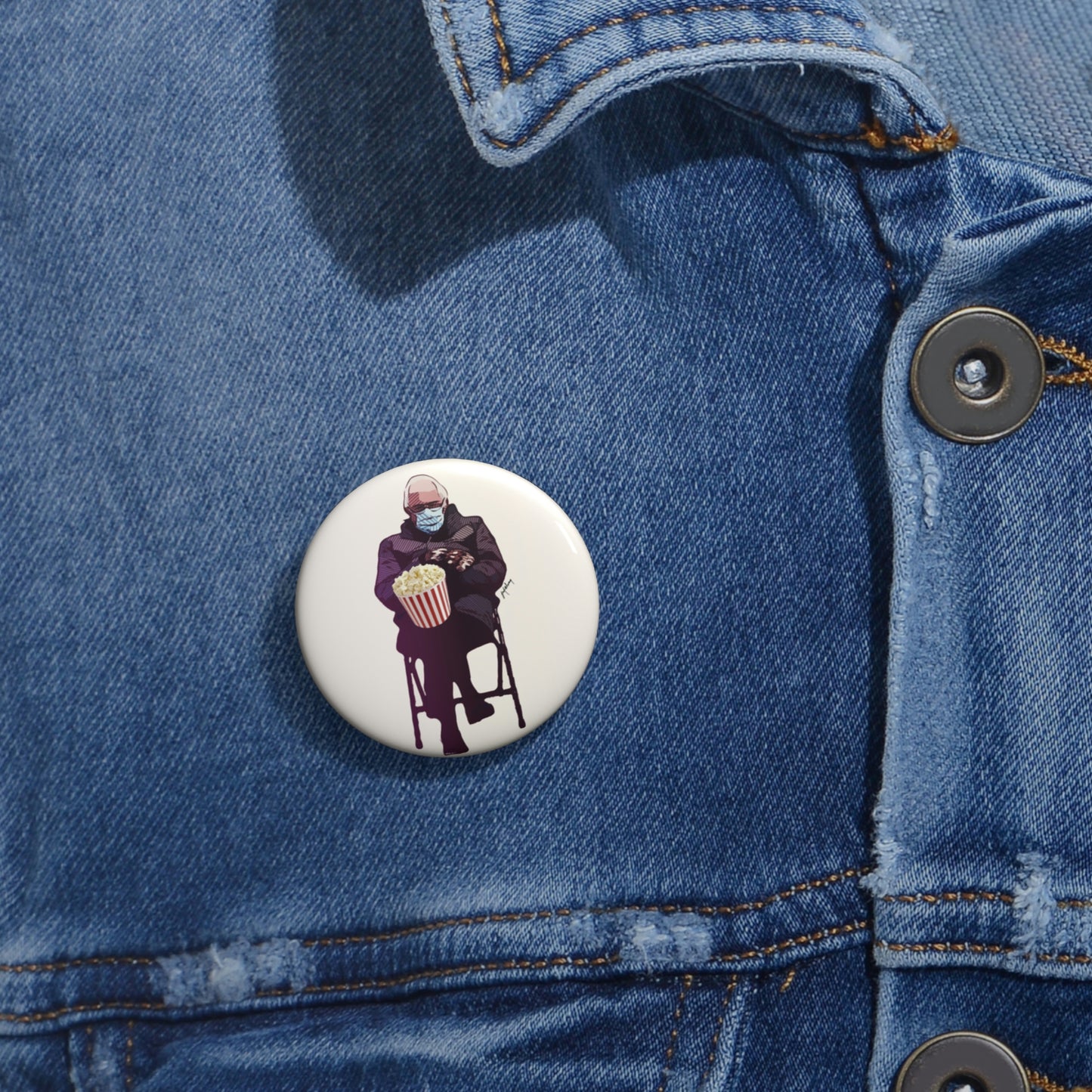 Not My Monkeys Pin Buttons