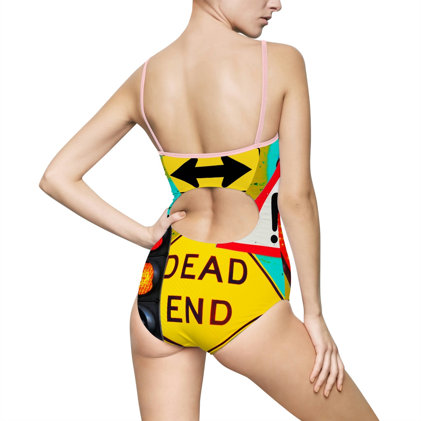 Follow the Signs Women's One-piece Swimsuit
