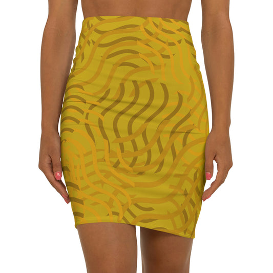 With A Lil’ Mustard On It Skirt (Stretchy AF)
