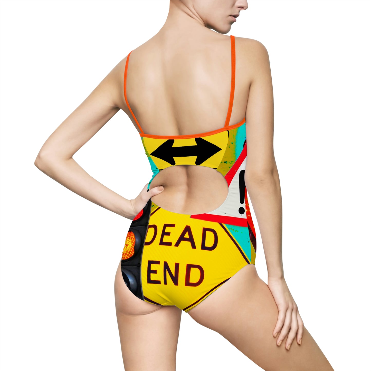 Follow the Signs Women's One-piece Swimsuit